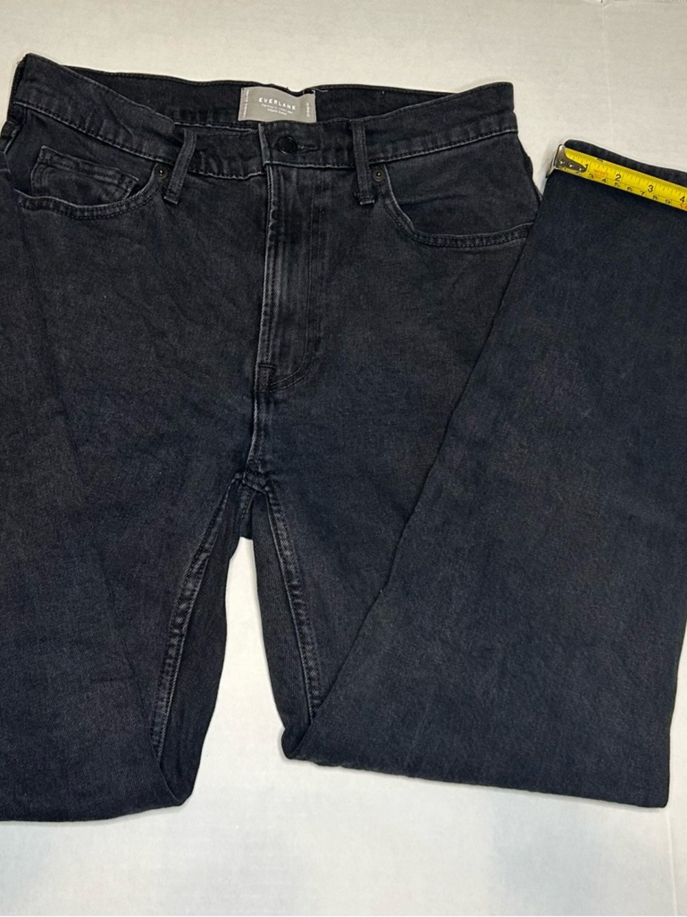 Everlane Charcoal Gray High-Rise Straight Jeans Size 28 - Picture 8 of 10